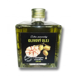 Extra panenský olivový olej s pečeným česnekem 250ml